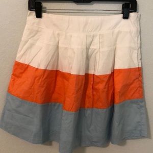 Striped pocket skirt